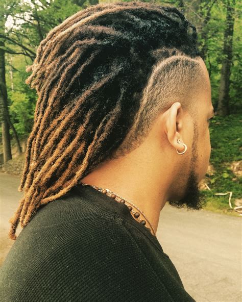 loc styles for men long hair